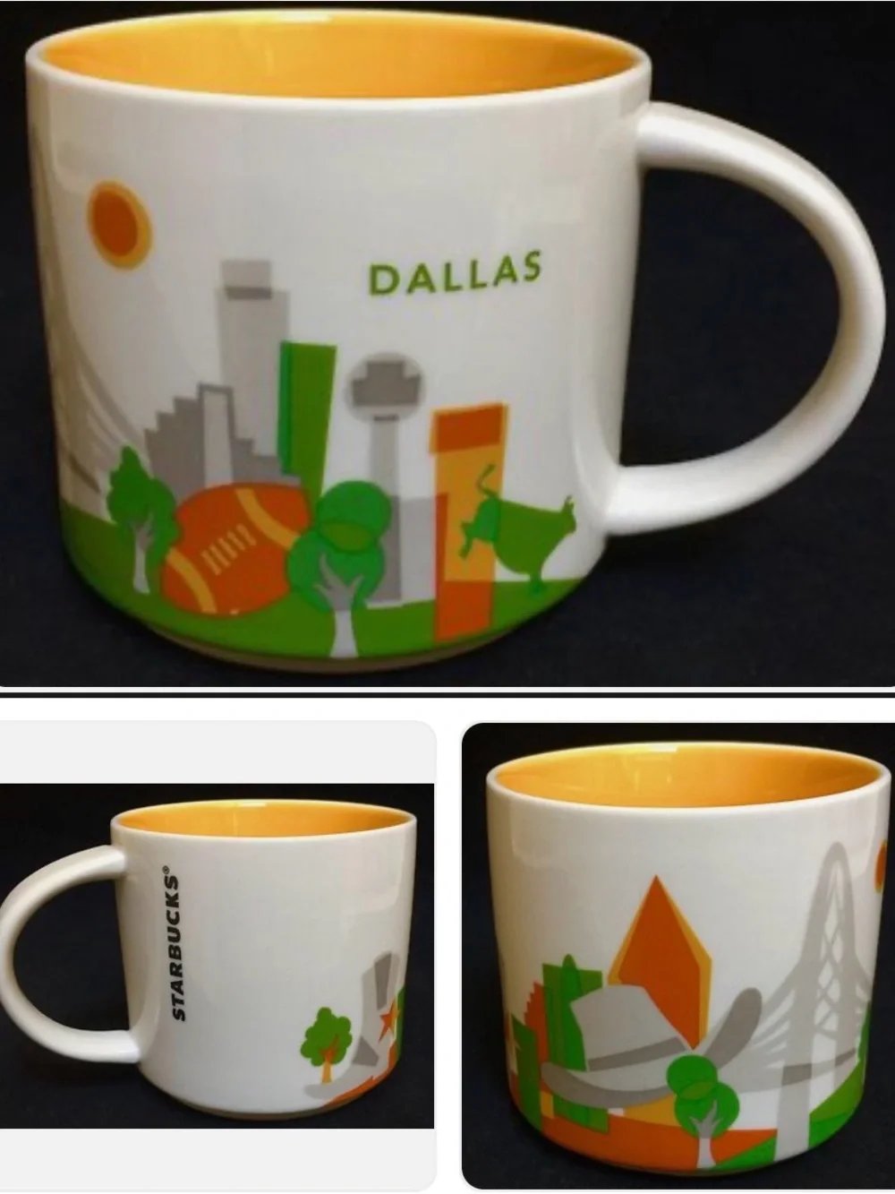 Starbucks Dallas You Are Here Collectors Coffee Mug 2015